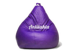 Кресло груша мешок материал экокожа фиолетового цвета