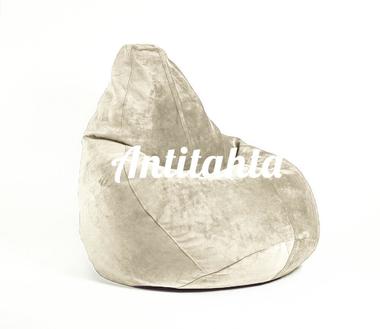 Кресло груша мешок, материал микровелюр пудровых оттенков 
