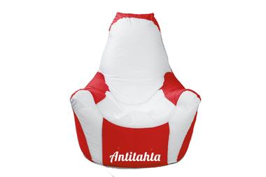 кресло мешок релакс материал оксфорд цвет красный с фиксированной спинкой 